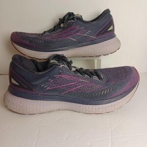 Brooks Glycerin 19 Women Size 8 B‎ Purple Running Shoes Sneakers Comfort *READ*